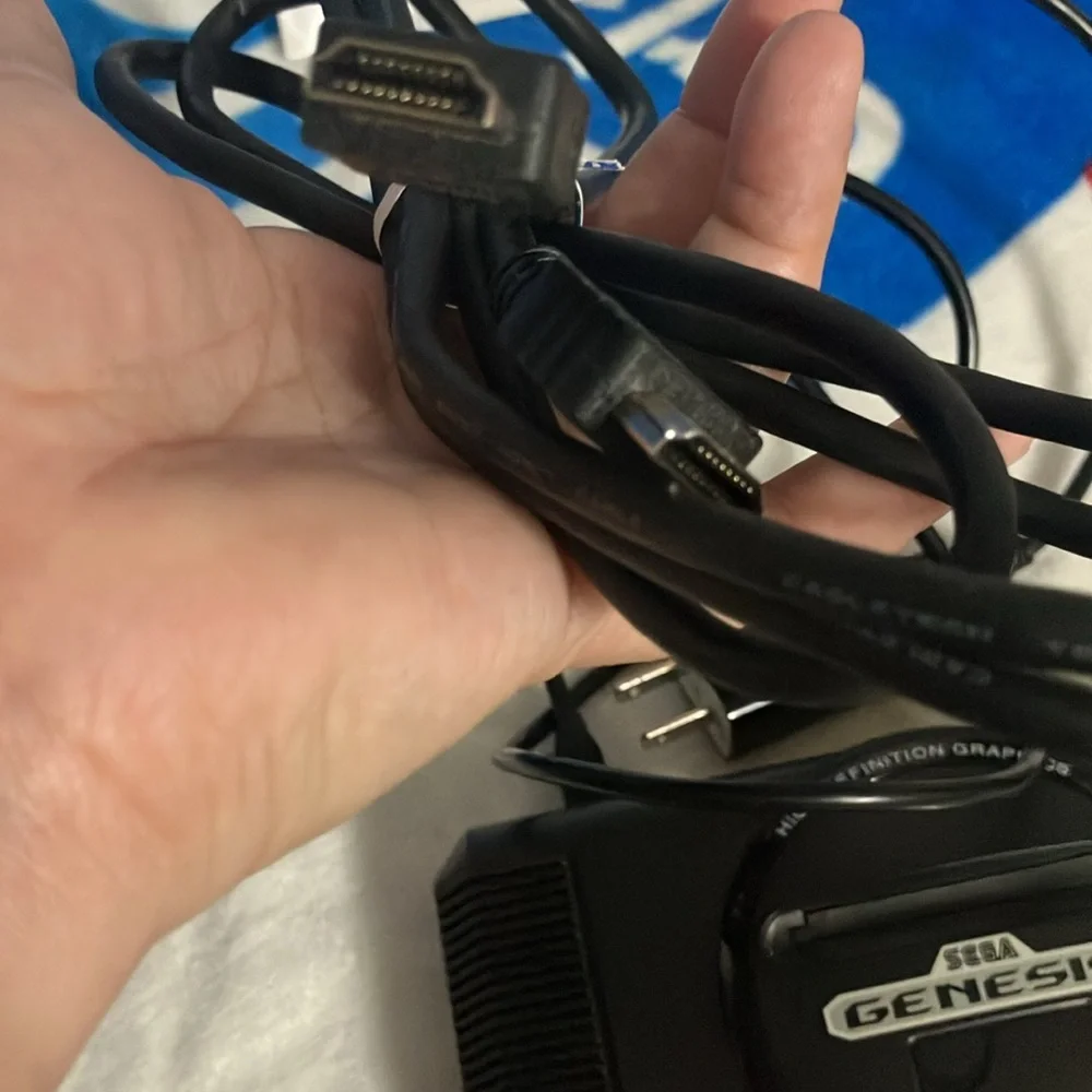 SEGA Genesis Mini Console 2 controllers with HDMI cable
